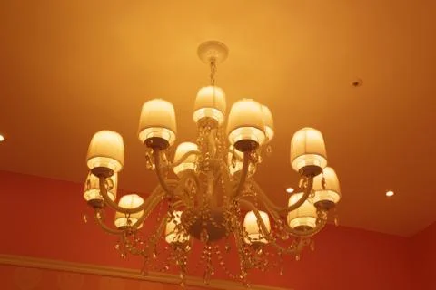 Ceiling light beautiful shape Stock Photos