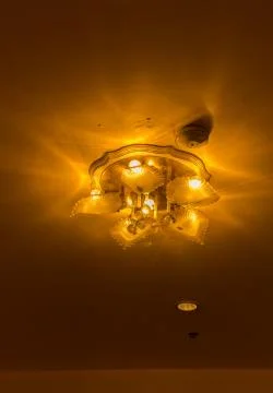 Ceiling light beautiful shape Stock Photos
