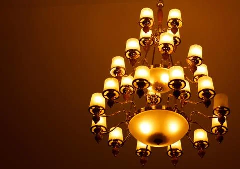 Ceiling light beautiful shape Stock Photos