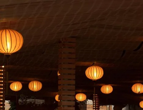 Ceiling light beautiful shape Stock Photos