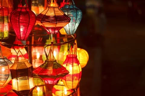 Ceiling light beautiful shape Stock Photos