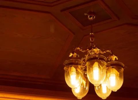 Ceiling light beautiful shape Stock Photos