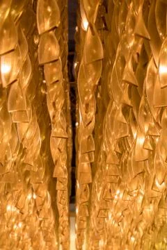 Ceiling light decoration Stock Photos
