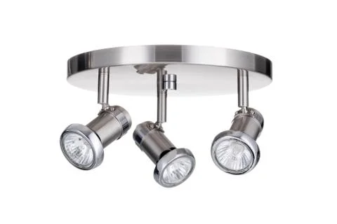 Ceiling light fixture isolated on white background Stock Photos