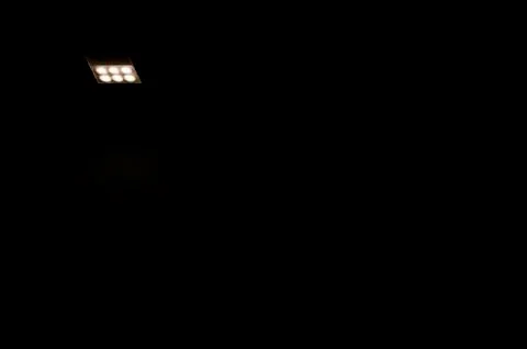Ceiling light that illuminates in the dark Stock Photos