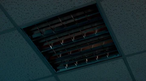 Ceiling light is turned off and then turned on Video stock 54896706