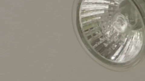 Ceiling light turning on and off Stock Footage 88213419