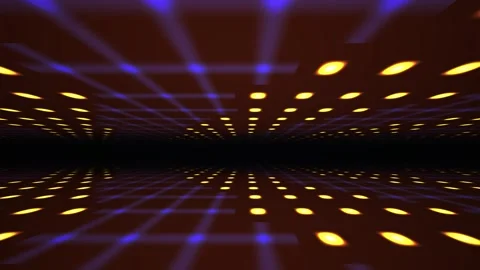 Ceiling lights in a dark room. Stock Footage 333923600