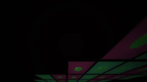 Ceiling lights in dark room interior. Stock Footage 335105046