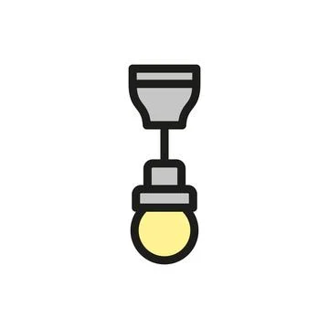 Ceiling lights icon vector design templates simple and modern Stock Illustration