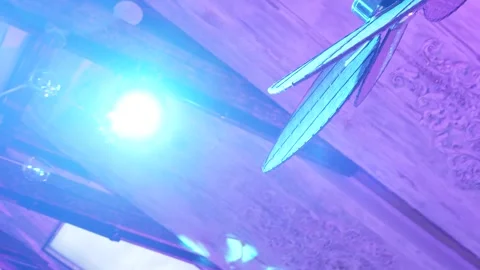 Ceiling lights on the loft Stock-Footage 274490497