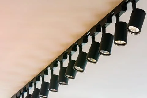 Ceiling lights Stock Photos