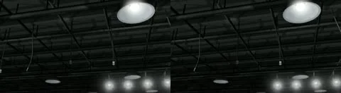 Ceiling Lights Stereoscopic 3D 库存影片 10828101