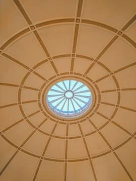 Ceiling in Liverpool Central Library Stock Photos