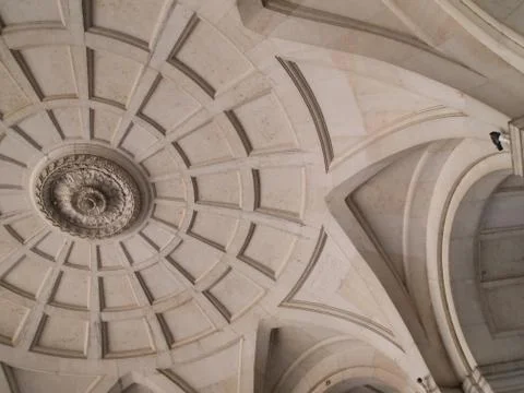 Ceiling Medalian, Lisbon Foto stock