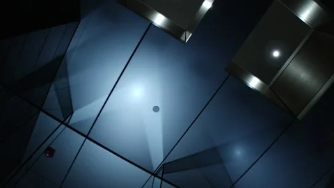 Ceiling Modern Architecture Clip0541 Stock Footage 196979345