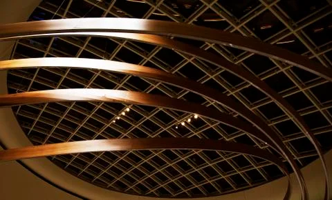 Ceiling of modern building Stock Photos