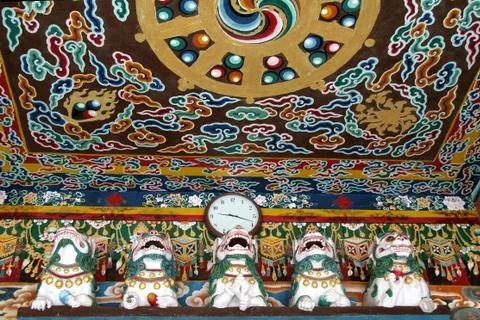 Ceiling of Monastery Foto stock
