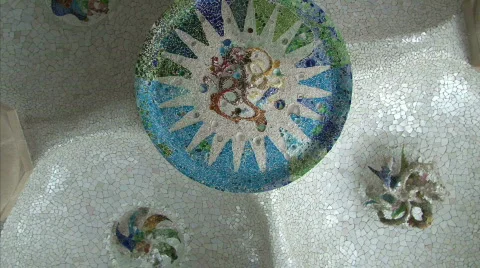 Ceiling mosaic 스톡 동영상 478287
