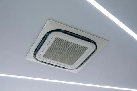 Ceiling mounted cassette air conditioner Stock Photos