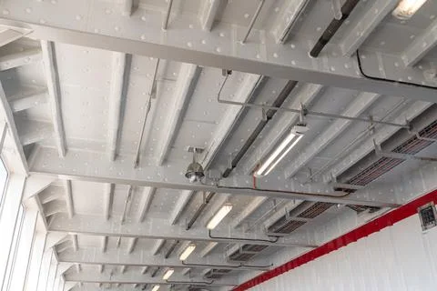 Ceiling mounted security camera Stock Photos