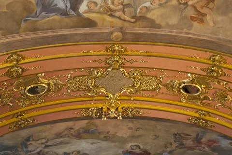 Ceiling paintings Foto stock