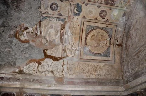 Ceiling paitings Stock Photos