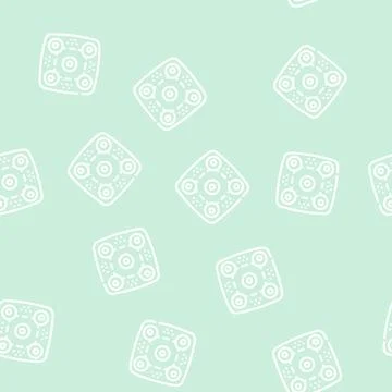 Ceiling panoramic camera line vector seamless pattern イラスト素材