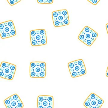 Ceiling panoramic camera vector seamless pattern Stockillustratie