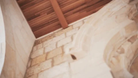 Ceiling part of Saint Michael Church. Stock Footage 95924802