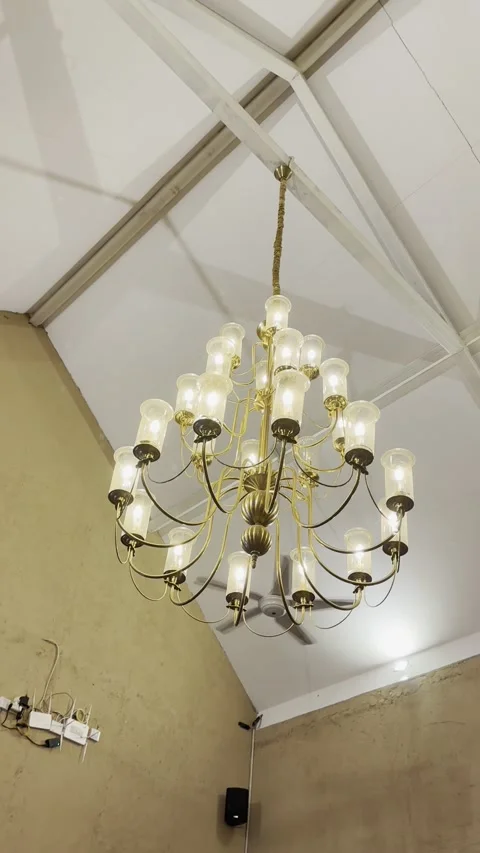 Ceiling Pendant Lamp Stock Footage 281932897