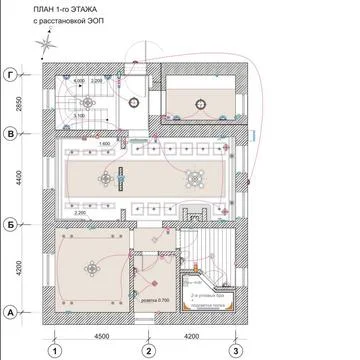 Ceiling Plan Drawing ceiling plan with elements of lighting and furniture ... Stock Photos