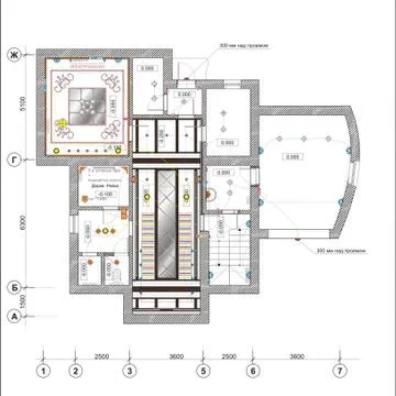 Ceiling Plan 스톡 일러스트