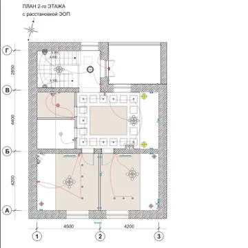 Ceiling Plan 스톡 일러스트