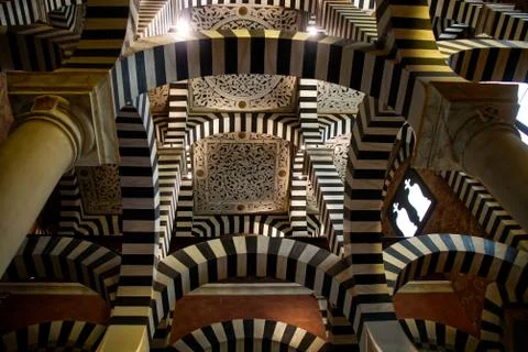 The ceiling of the private chapel. Stock Photos