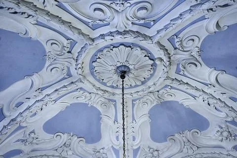 Ceiling rosette Stock Photos