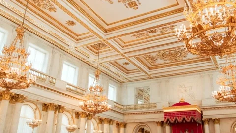 Ceilings and chandeliers Stock Footage 154654548