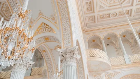 Ceilings and chandeliers Stock Footage 154654644