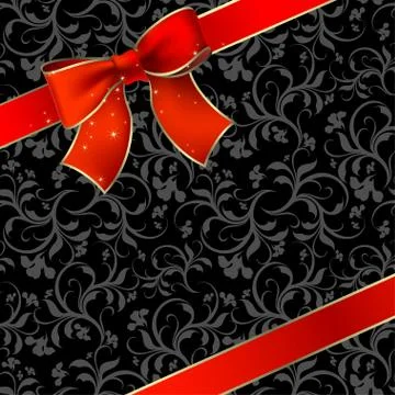 Celebrate bow background Stock Illustration
