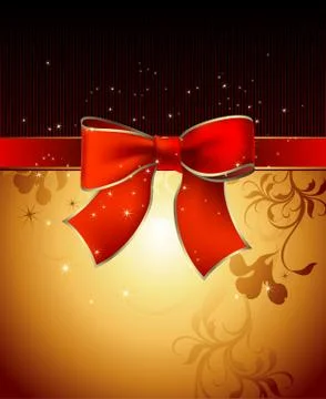 Celebrate bow background Stock Illustration