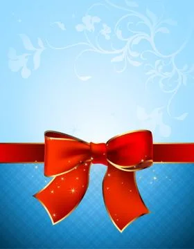 Celebrate bow background Stock Illustration