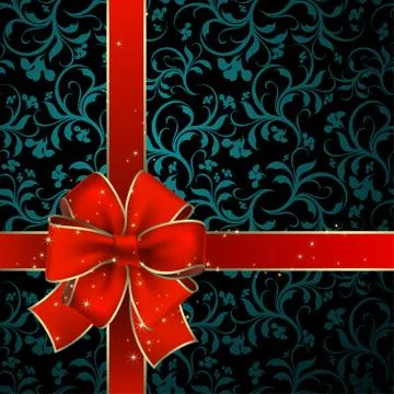 Celebrate bow background Stock Illustration