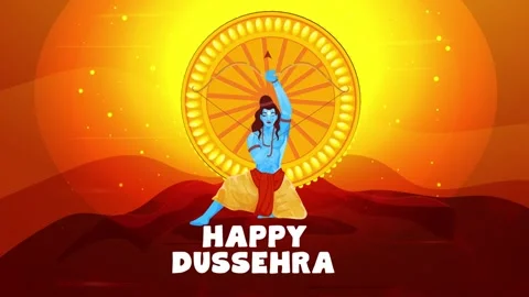 Celebrate Dussehra Stock Footage 265835865