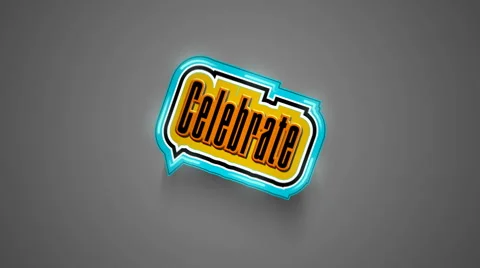 Celebrate label 스톡 동영상 1118259