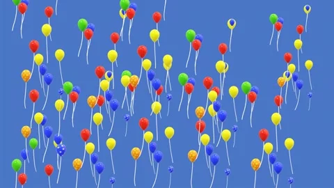 Celebrating Ballons Stock Footage 242343515