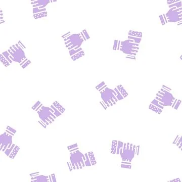 Celebrating divorce glyph vector seamless pattern Illustrazione stock
