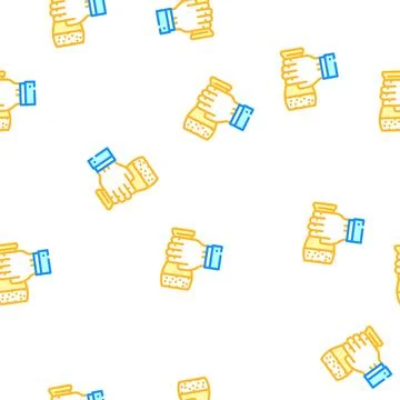 Celebrating divorce vector seamless pattern Stock Illustration