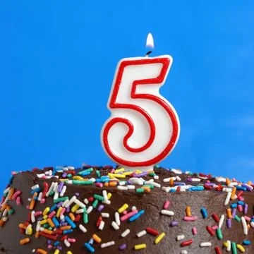 Celebrating Five Years Stock Photos