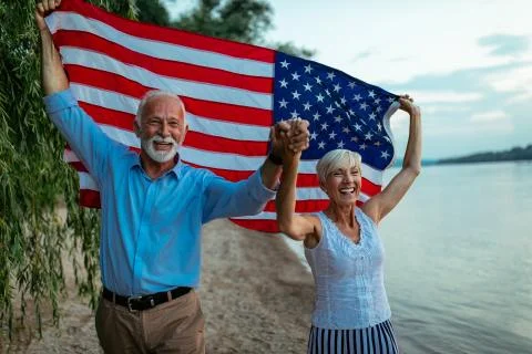 Celebrating freedom Stock Photos