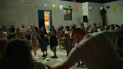 Celebrating in Greece Stock Footage 229469553